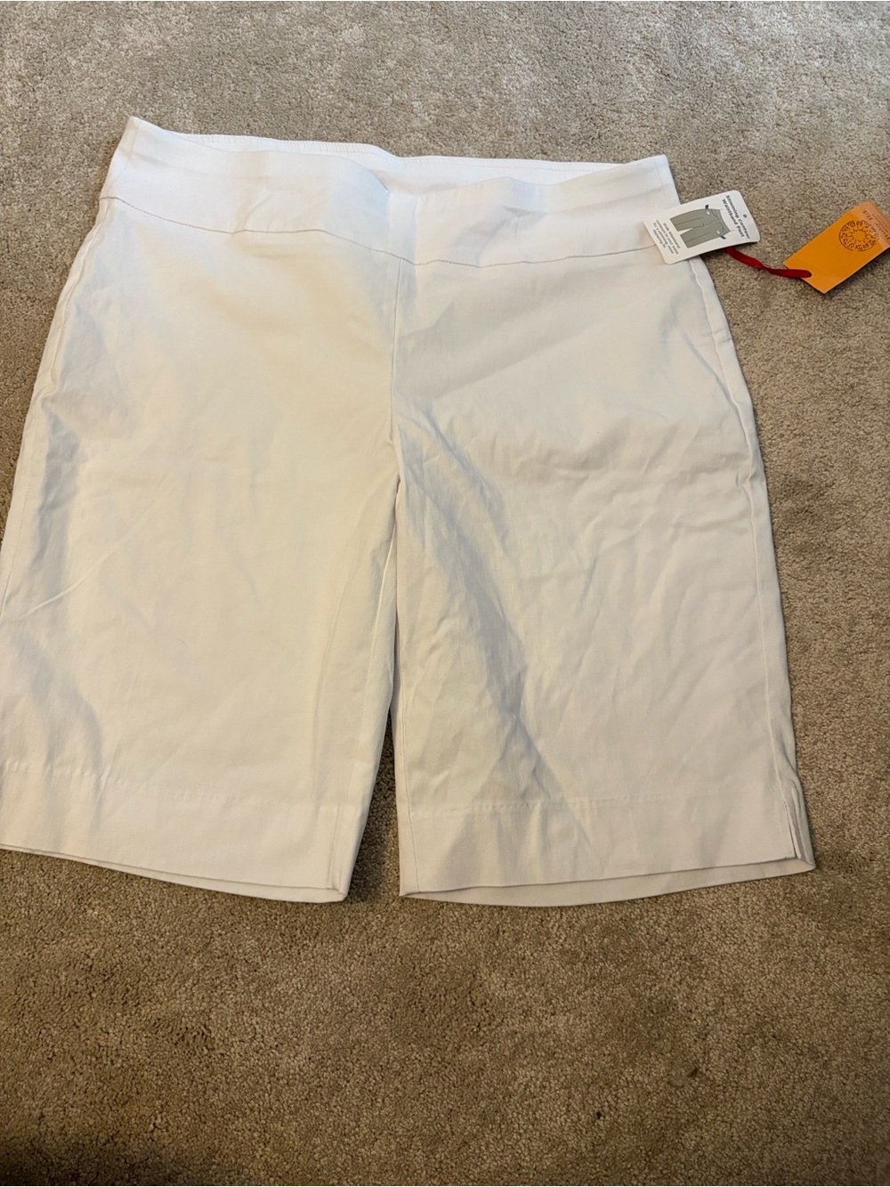 Ruby Rd. White Women's Bermuda Shorts